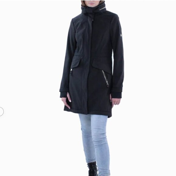 Eliza J Black long coat NWT - Picture 1 of 4